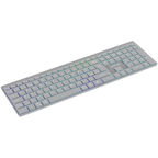 Клавиатура Canyon HKB-W11 UK/US RGB Dual Mode Wireless, сива