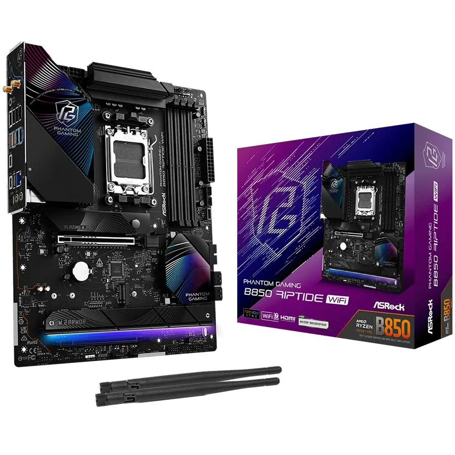 Дънна платка ASRock AMD B850 (B850 RIPTIDE WIFI)