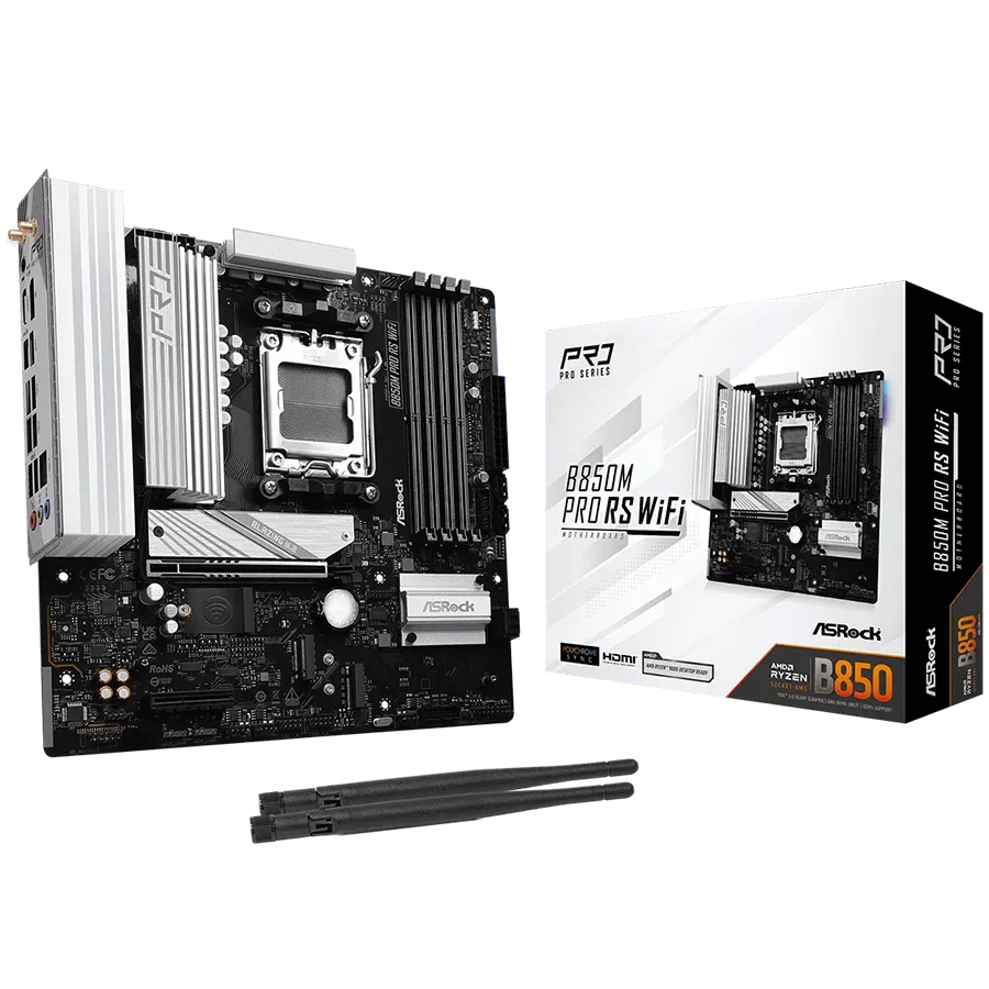 Дънна платка ASRock AMD B850 (B850M PRO RS WIFI)