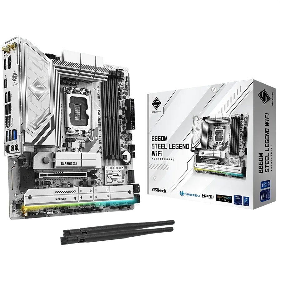 Дънна платка ASRock Intel B860/4DDR5/WIFI