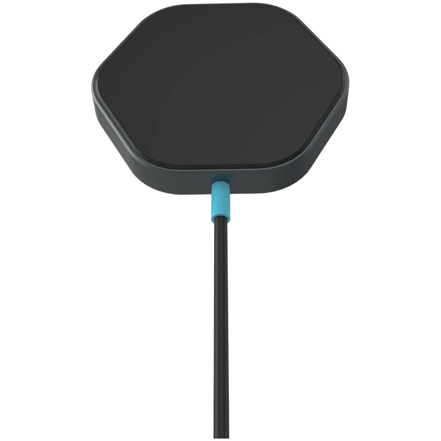 Безжично зарядно Canyon Hexagon 110 Dark Grey, синьо
