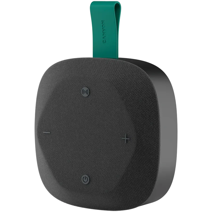 Bluetooth тонколона Canyon Hexagon 10 TWS 8W IPX5 Black, зелена
