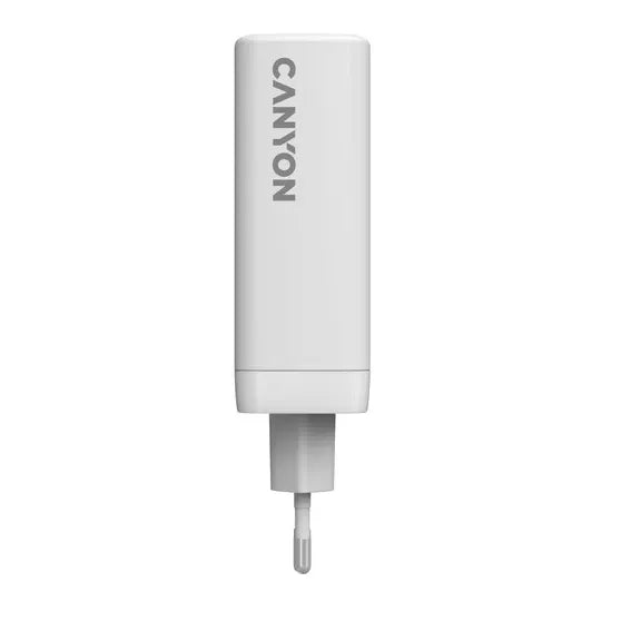Зарядно устройство Canyon charger CU140ACC GaN 150W 3xPD 1xQC EU, бяло