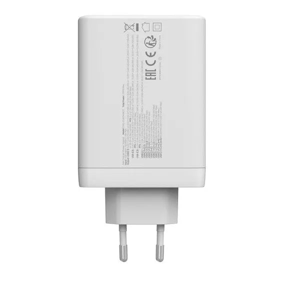 Зарядно устройство Canyon charger CU140ACC GaN 150W 3xPD 1xQC EU, бяло