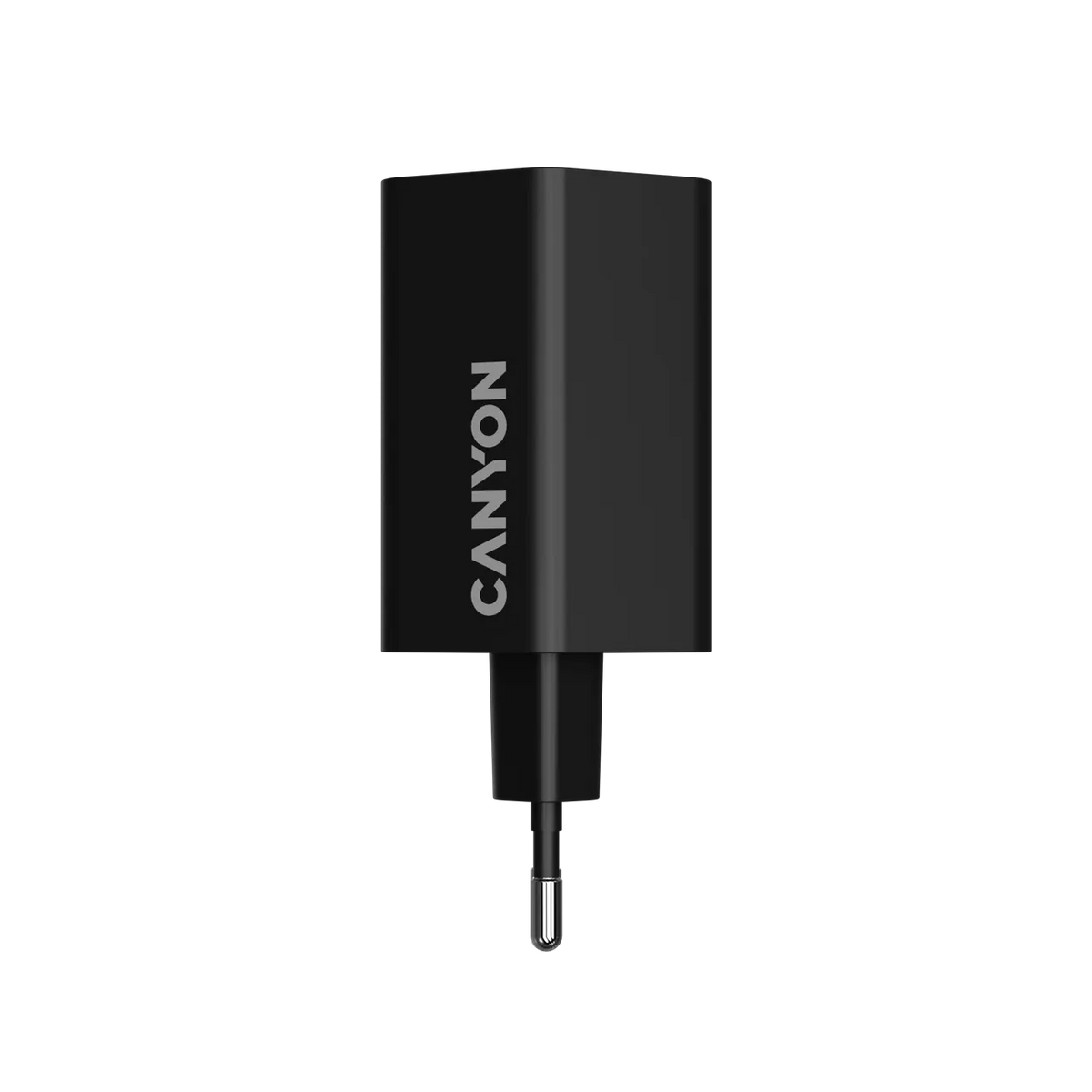 Зарядно устройство Canyon charger Hexagon 65 GaN 65W 2xPD 1xQC EU, черно