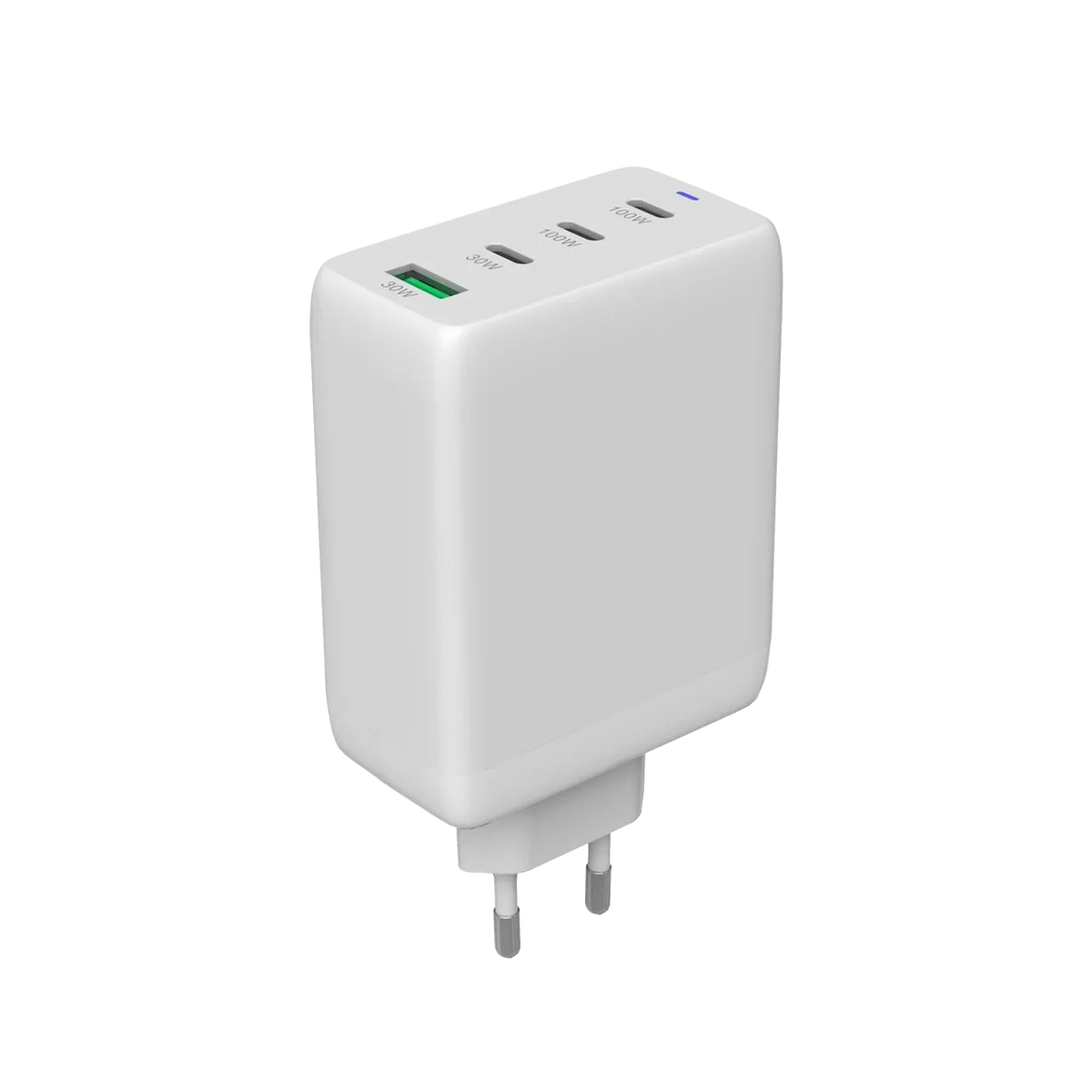 Зарядно устройство Canyon charger CU100ACC GaN 100W 3xPD 1xQC EU, бяло