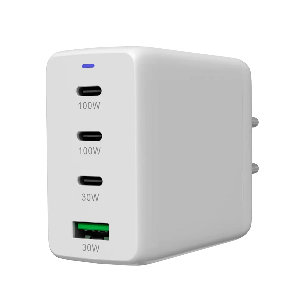 Зарядно устройство Canyon charger CU100ACC GaN 100W 3xPD 1xQC EU, бяло
