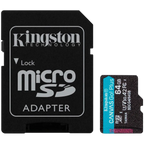 Карта памет Kingston 64GB microSDXC Canvas Go Plus Gen4 200MB/s A2 U3 V30 Card