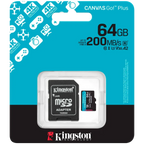 Карта памет Kingston 64GB microSDXC Canvas Go Plus Gen4 200MB/s A2 U3 V30 Card