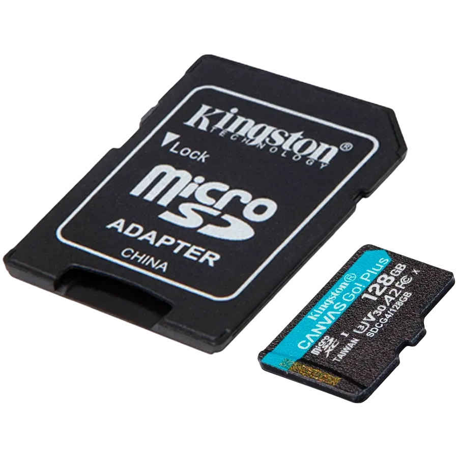 Карта памет Kingston 128GB microSDXC Canvas Go Plus Gen4 200MB/s A2 U3 V30 Card