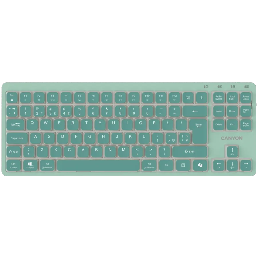 Клавиатура Canyon OnType 10 Low Profile EN Wired