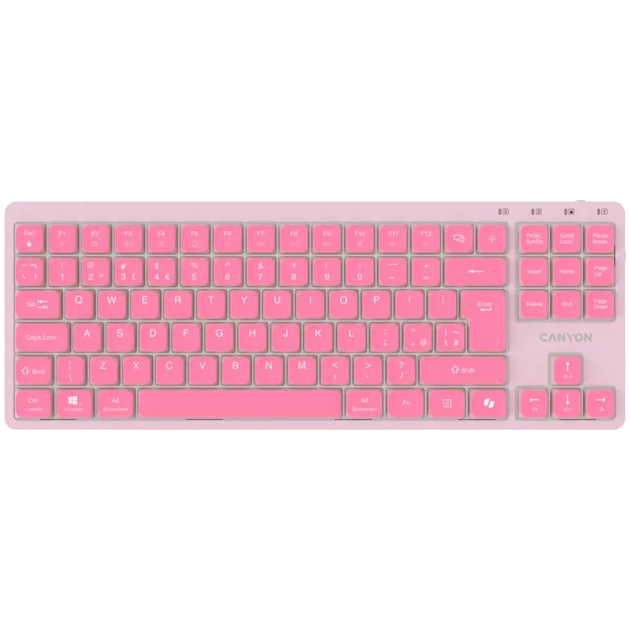 Клавиатура Canyon OnType 10 Low Profile EN Wired