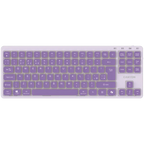 Клавиатура Canyon OnType 10 Low Profile EN Wired, лилава