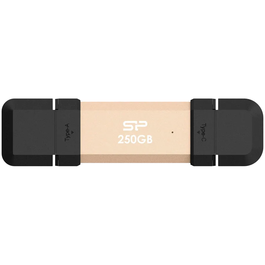 Външен SSD диск Silicon Power UC3S72 250GB, USB3.2 Gen2,DS72, златист