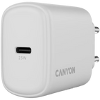 Зарядно устройство Canyon charger OnCharge 250 25W 1xPD EU, бяло