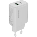 Зарядно устройство Canyon charger OnCharge 200 20W 1xPD 1xQC EU, бяло
