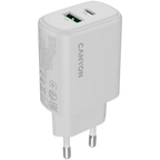Зарядно устройство Canyon charger OnCharge 200 20W 1xPD 1xQC EU, бяло