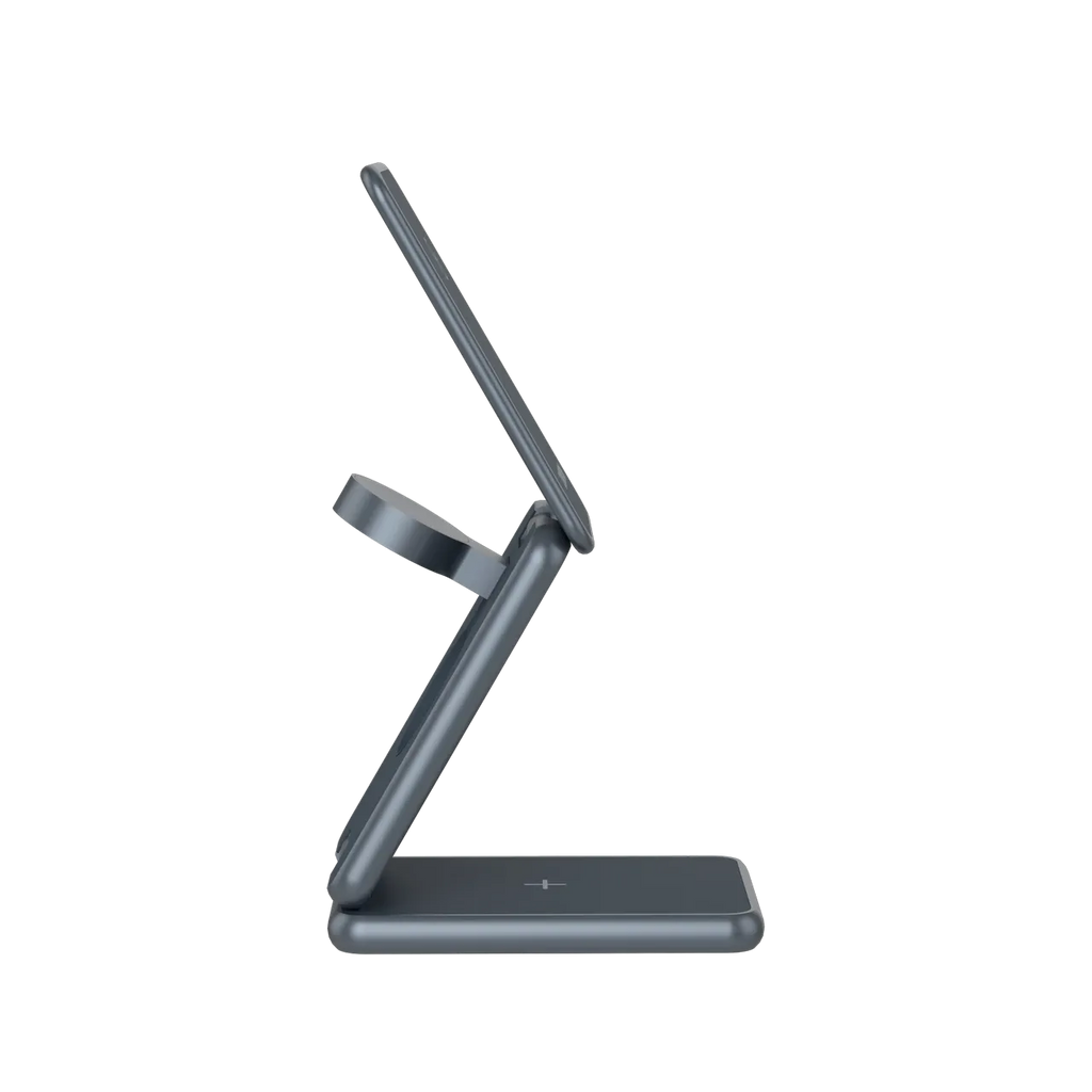 Безжично зарядно Canyon Foldable OnCharge 309 15W 3in1 Metal