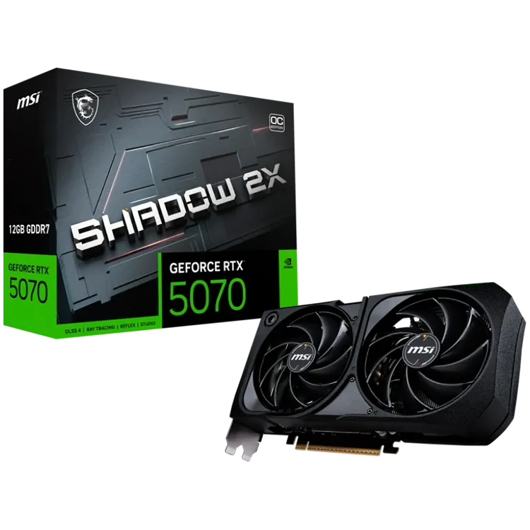 Видео карта MSI Nvidia GeForce RTX 5070 12G Shadow 2X OC