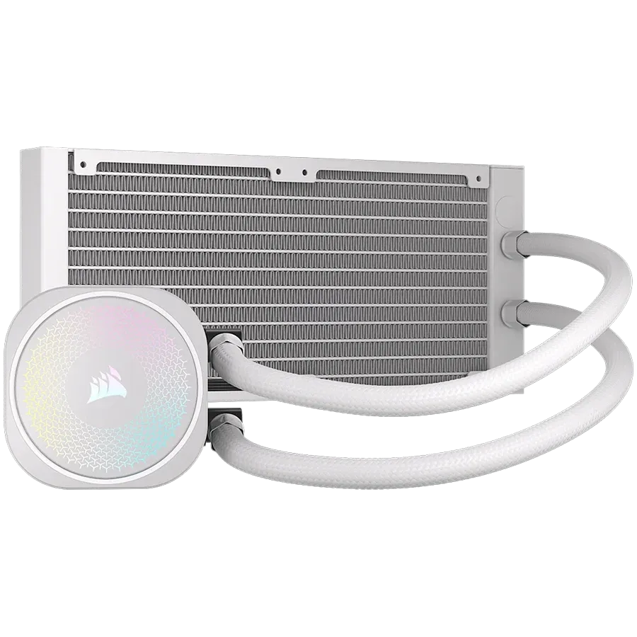 Охладител Corsair Nautilus 240 ARGB, бял