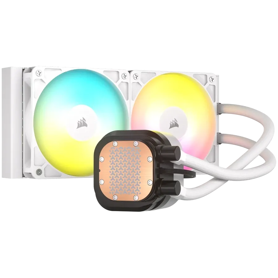 Охладител Corsair Nautilus 240 ARGB, бял
