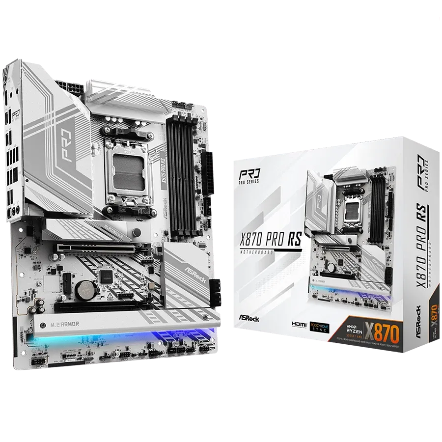 Дънна платка ASRock AMD X870 (X870 PRO RS)