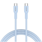 Кабел Canyon cable OnWire 60CL C-C 60W Color Braided 1m Light, син