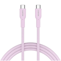 Кабел Canyon cable OnWire 60CL C-C 60W Color Braided 1m, розов
