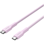 Кабел Canyon cable OnWire 60CL C-C 60W Color Braided 1m, розов