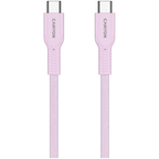 Кабел Canyon cable OnWire 60CL C-C 60W Color Braided 1m, розов