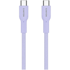 Кабел Canyon cable OnWire 60CL C-C 60W Color Braided 1m, лилав