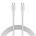Кабел Canyon cable OnWire 60CL C-C 60W Color Braided 1m, бял