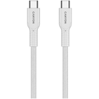 Кабел Canyon cable OnWire 60CL C-C 60W Color Braided 1m, бял