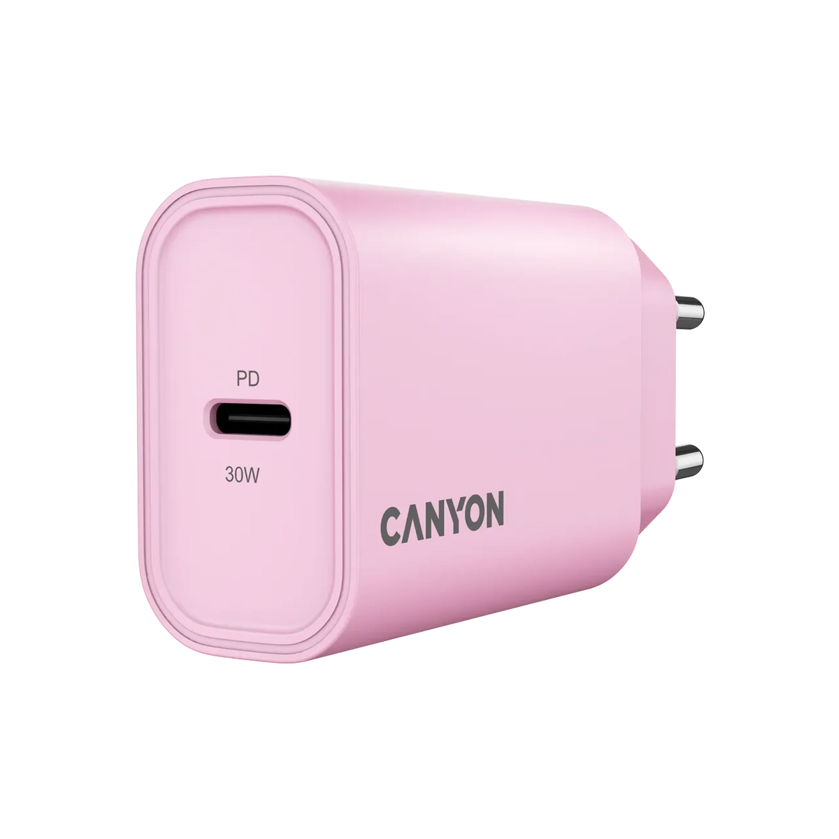 Зарядно устройство Canyon charger OnCharge 30CL Max Power 30W 1xPD EU, розово