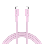 Кабел Canyon cable OnWire 60CL C-C 60W Color Braided 1m, розов