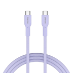 Кабел Canyon cable OnWire 60CL C-C 60W Color Braided 1m, лилав