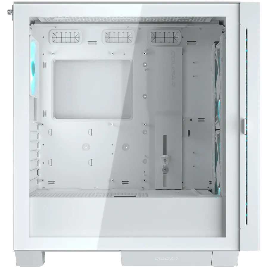 Компютърна кутия Cougar Airface ECO RGB PC Case, Mid Tower, бяла