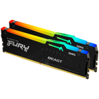 RAM памет Kingston 64GB 6000MT/s DDR5 CL30 DIMM (Kit of 2) FURY Beast RGB EXPO