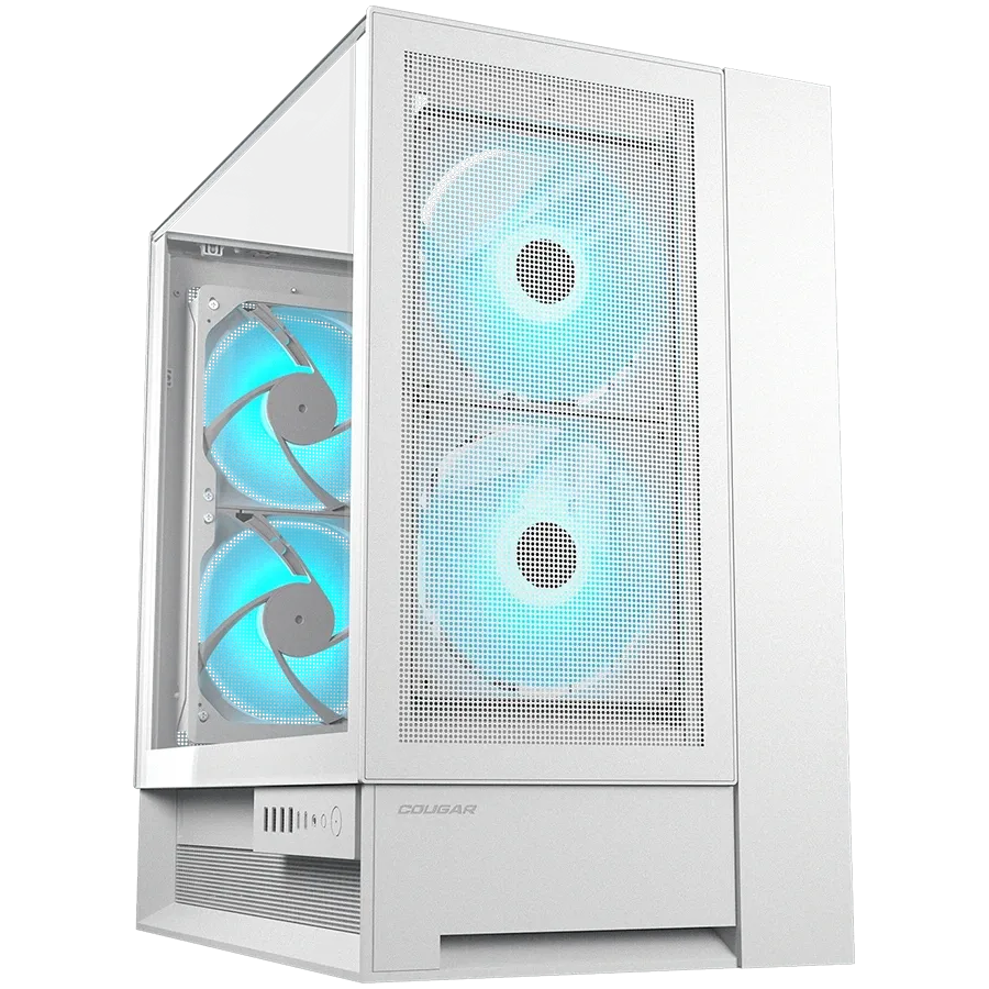 Компютърна кутия Cougar OmnyX PC Case, Mid Tower, бяла