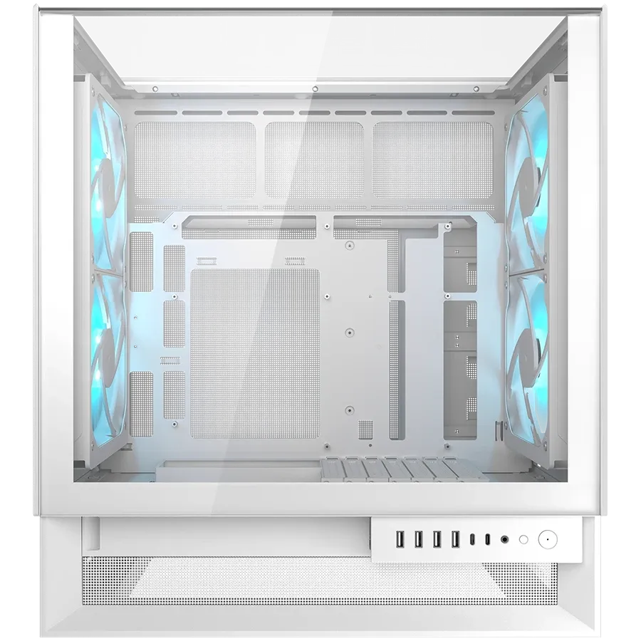 Компютърна кутия Cougar OmnyX PC Case, Mid Tower, бяла