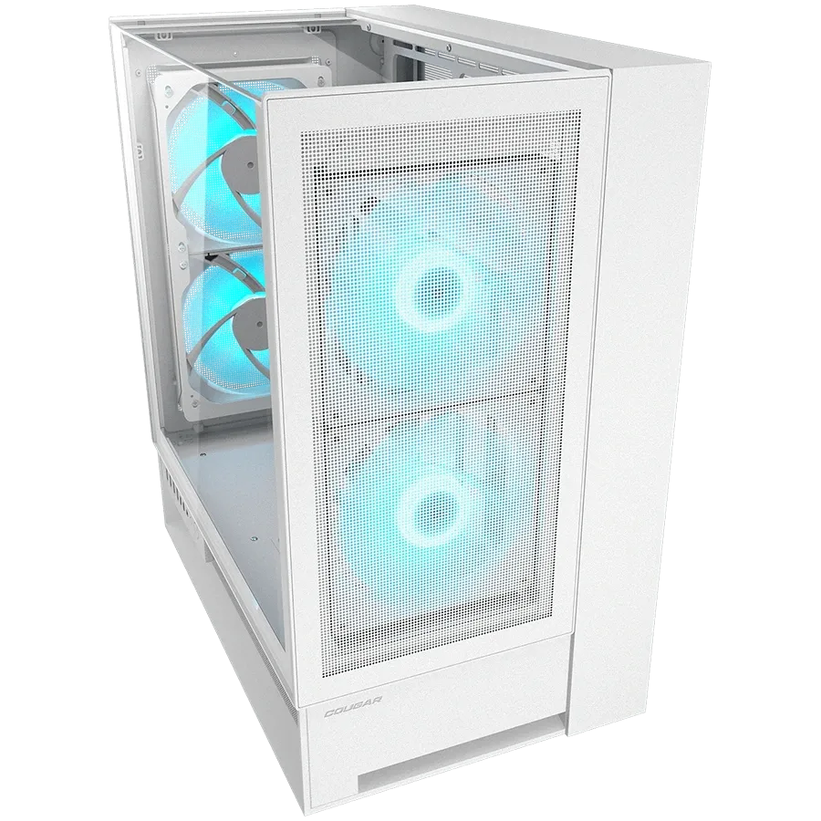 Компютърна кутия Cougar OmnyX PC Case, Mid Tower, бяла