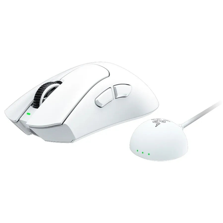 Геймърска мишка Razer DeathAdder V4 Pro, бяла