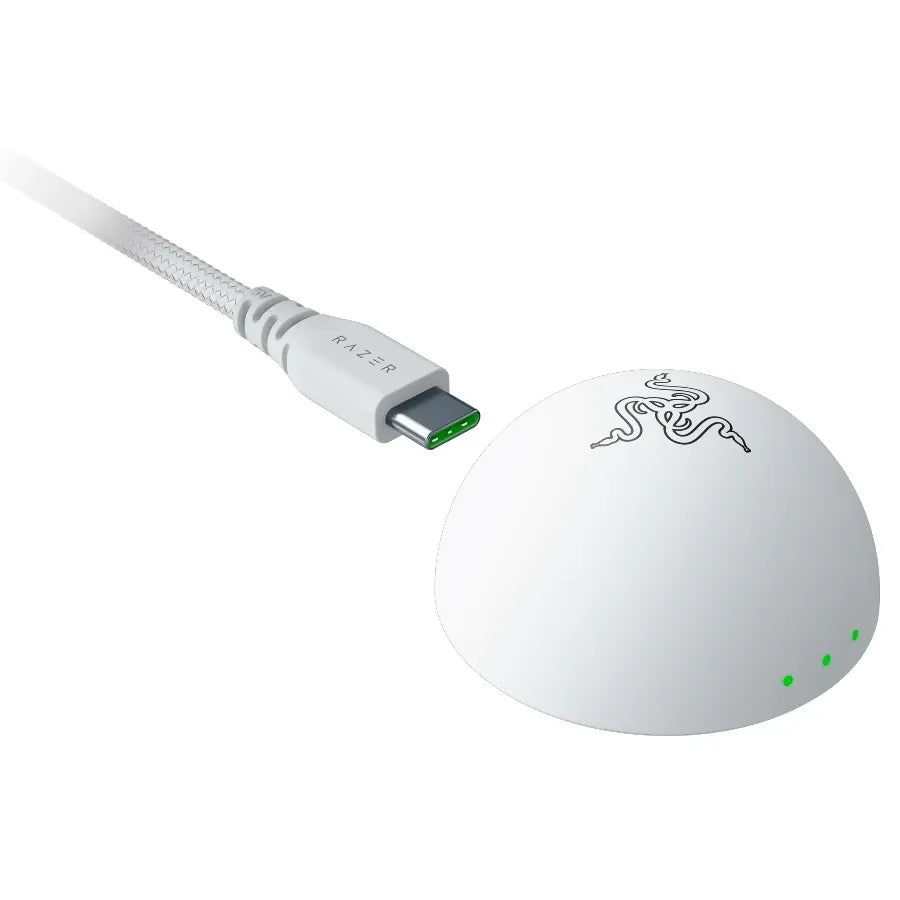 Геймърска мишка Razer DeathAdder V4 Pro, бяла