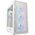 Компютърна кутия Cougar Airface PURE RGB PC Case, Mid Tower, бяла