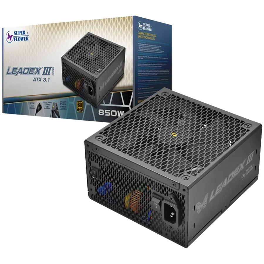 Захранване Super Flower Leadex III Gold 850W ATX 3.1