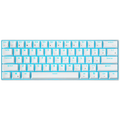 Геймърска клавиатура Royal Kludge RK61 White Red switch