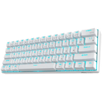 Геймърска клавиатура Royal Kludge RK61 White Red switch