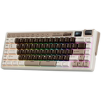 Геймърска клавиатура Royal Kludge RK M70 Mocha Grey Cream switch