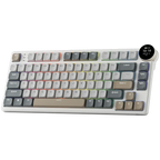 Геймърска клавиатура Royal Kludge RK N80 Pearly Dawn Red switch