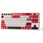 Геймърска клавиатура Royal Kludge RK M87 Famicom Cream switch